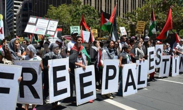 İsrail, New York'ta Porotesto Edildi