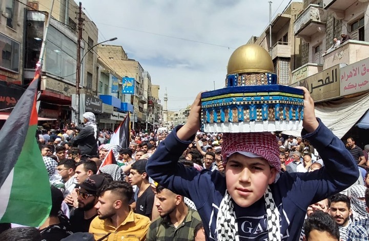 Binlerce Ürdünlü Mescid-i Aksa İçin Yürüdü