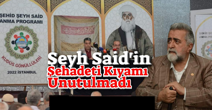 Kudüs Gönüllüleri Şeyh Said İçin Anma Programı Düzenledi...