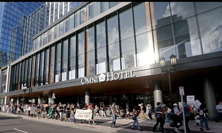 ABD'de İsrail'e Destek Olan Fonların Kapatılması İçin Gösteri Düzenledi