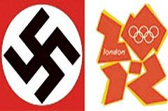 Londra 2012 Olimpiyatlarının Logosu Gamalıhaça Benzetildi.