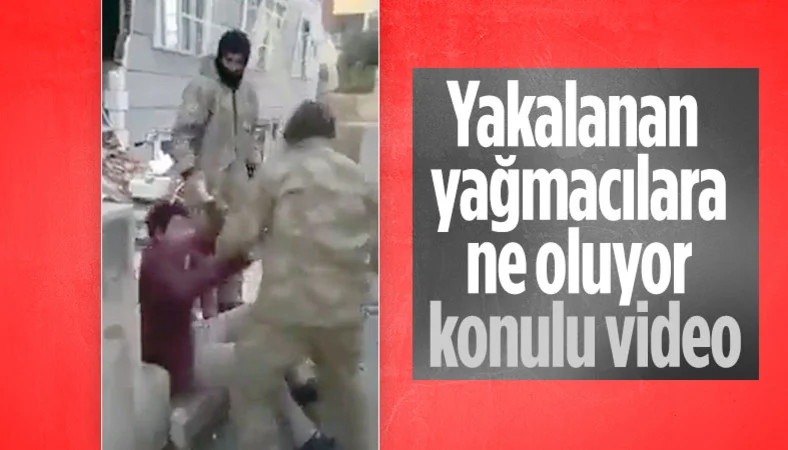 Deprem Bölgesindeki Yağmacılar Gereken Muameleyi Görüyor (VİDEO)