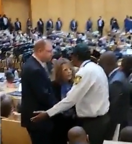 Siyonist  Diplomat Afrika Birliği Zirvesinden Kovuldu