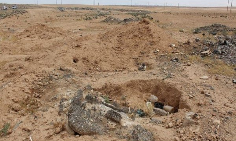 Haşdi Şabi, Irak'ın batısında Toplu Mezar Buldu