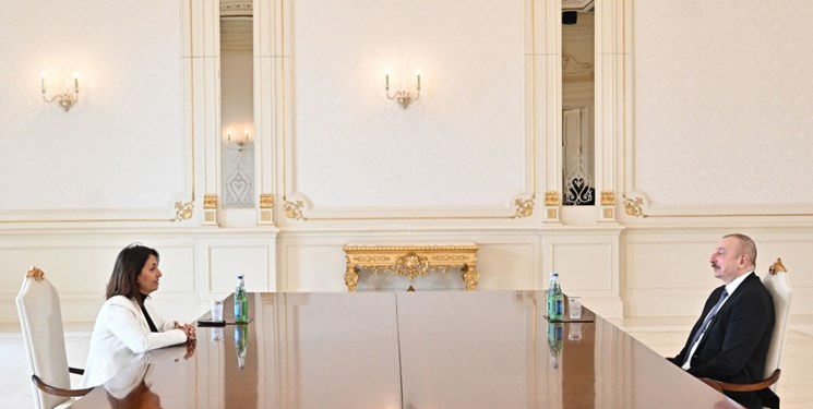 Azerbaycan Cumhurbaşkanı Aliyev   Siyonist  İsrail İstihbarat  Bakanı İle Görüştü
