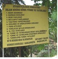 Türbeye Gidenlere Diyanet'ten Uyarı