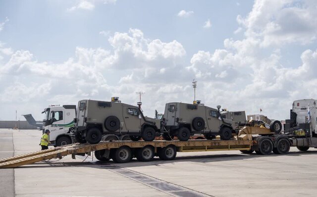 Amerikan Zırhlı Araçları İşgalci İsrail'e Teslim Edildi