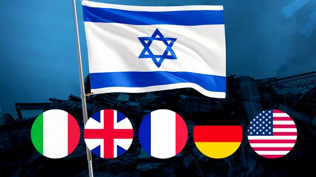 ABD, Fransa, İtalya, Almanya, İngiltere ve Kanada'dan İşgalci İsrail'e Tam Destek