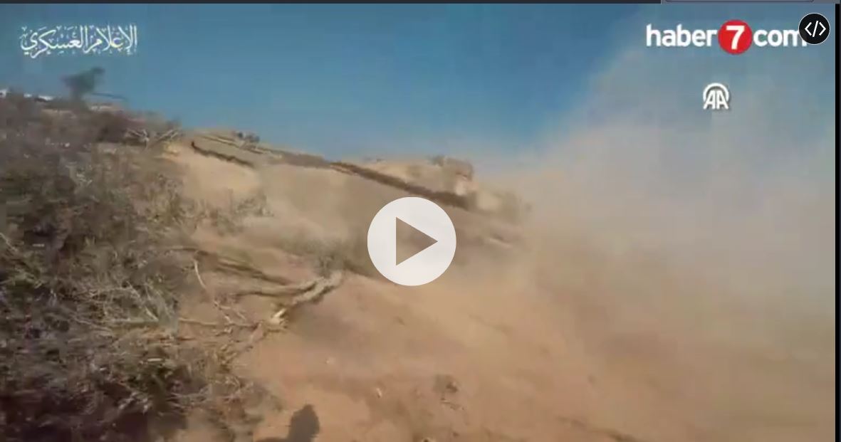 Kassam Mücahidi, Siyonist İsrail Tankını Yasin Sureni Okuyarak İmha Etti