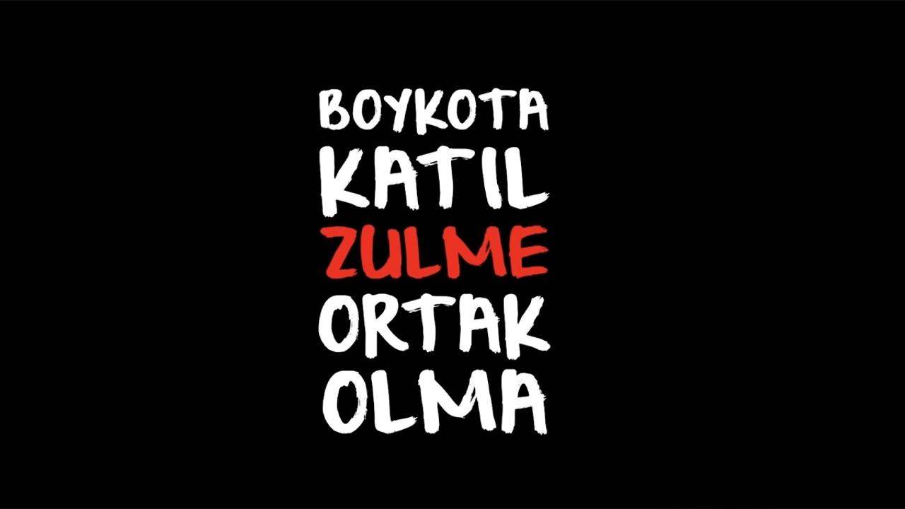 ''Boykota Katıl Zulme Ortak Olma'' Videosu Sosyal Medyada Gündem Oldu!