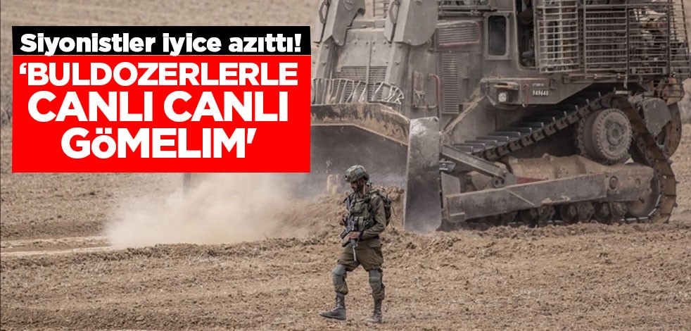 Siyonist Katiler Vahşilikte Sınır Tanımıyor! 'Diri diri Gömelim'