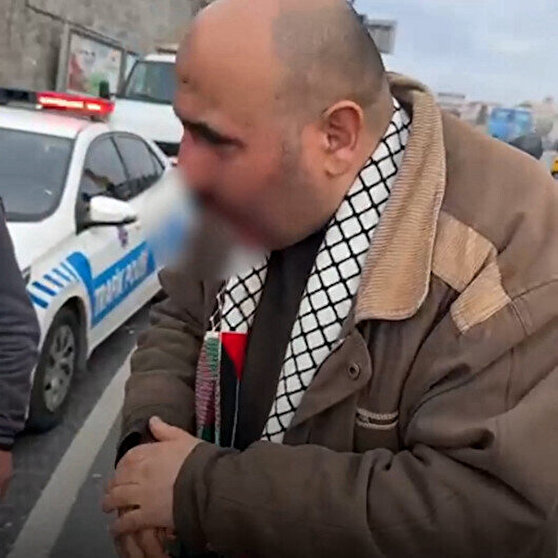 Filistin Yürüyüşüne Katılan Adama Arap Sevdalıları Diye Saldırdılar