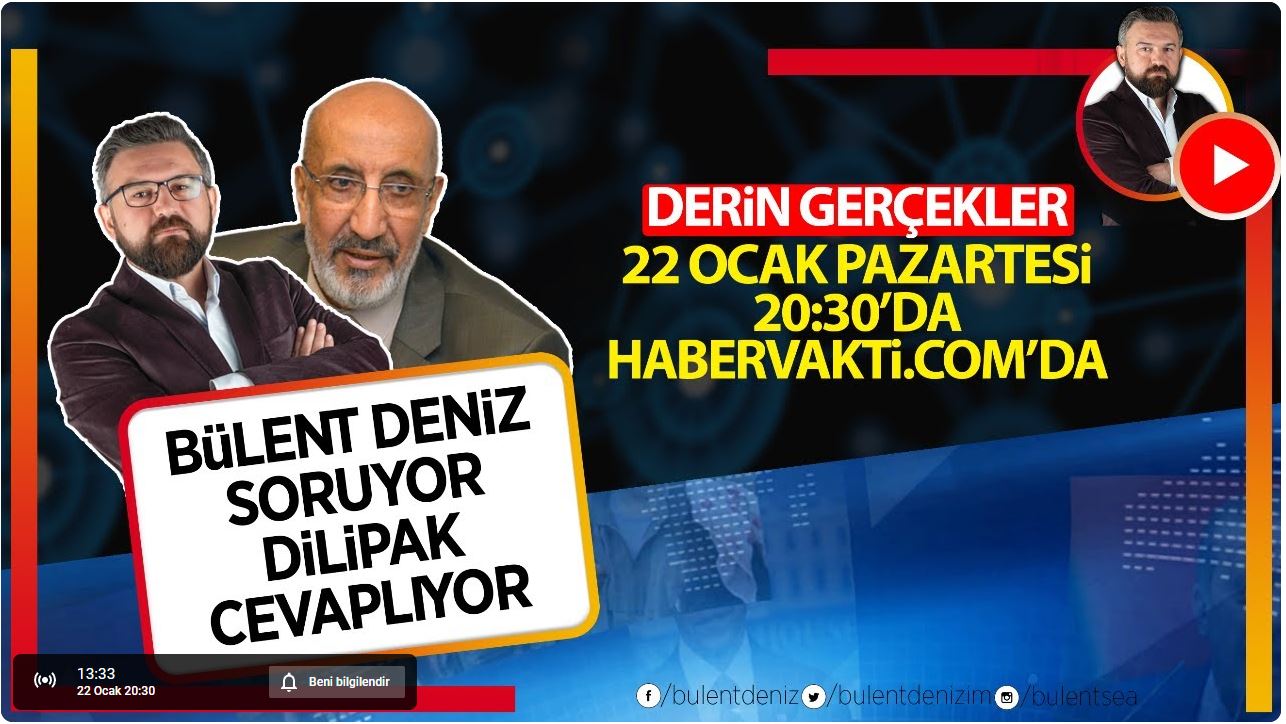 Abdurrahman Dilipak Canlı Yayında! Derin Gerçekler Saat 20:30'da
