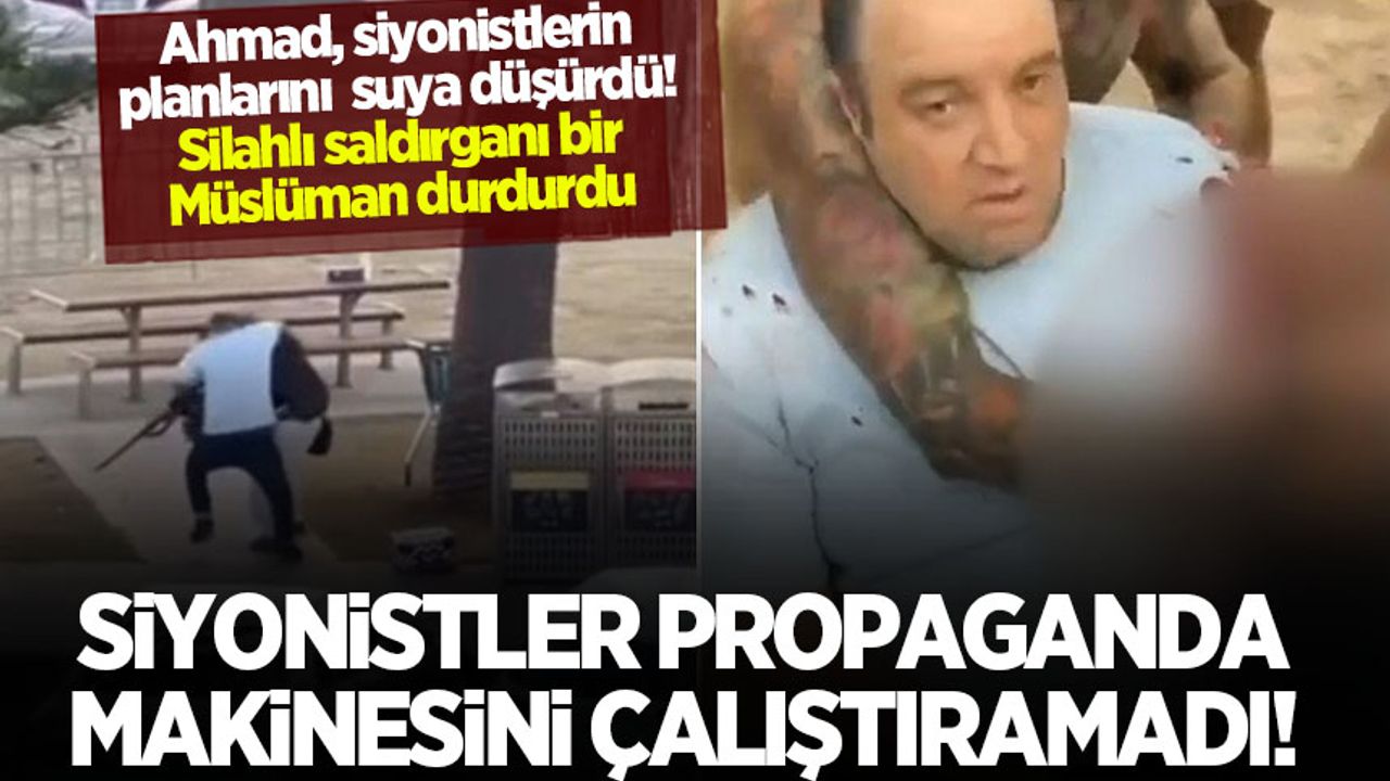 Müslüman manav, silahlı saldırganı kahramanca durdurdu! İsrail kara propaganda makinesini çalıştıramadı