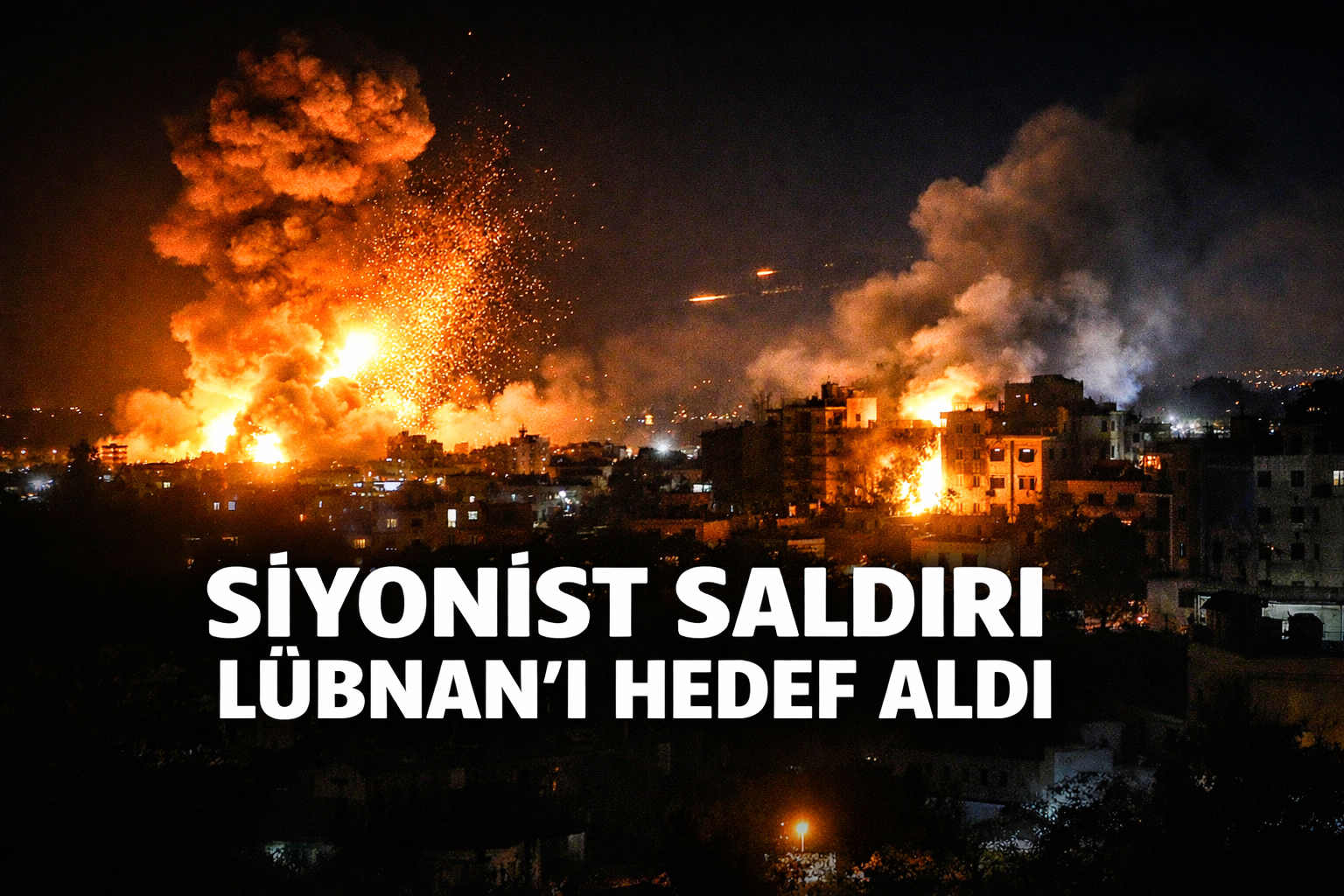 İsrail'in güney Lübnan'a yönelik bir dizi saldırısı