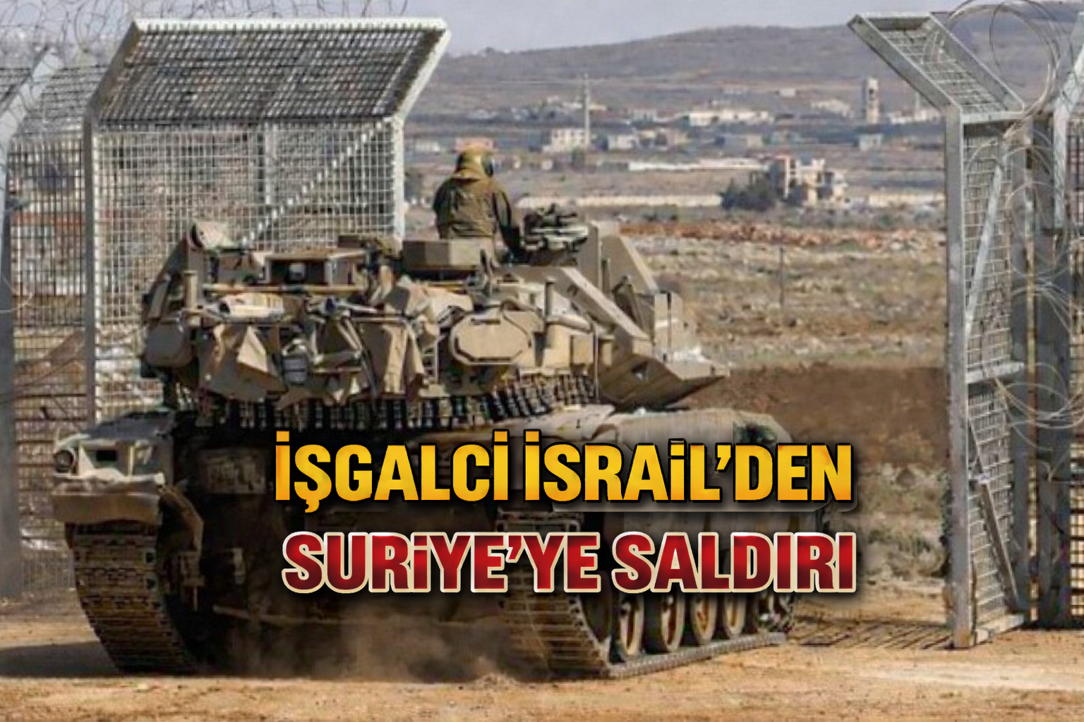 İşgalci İsrail  Suriye'ye  Saldırıyor!