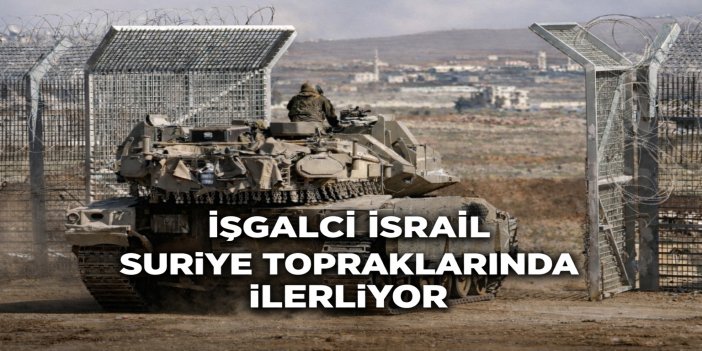 İşgalci İsrail, Kuneytra'nın güney kırsalına saldırdı!