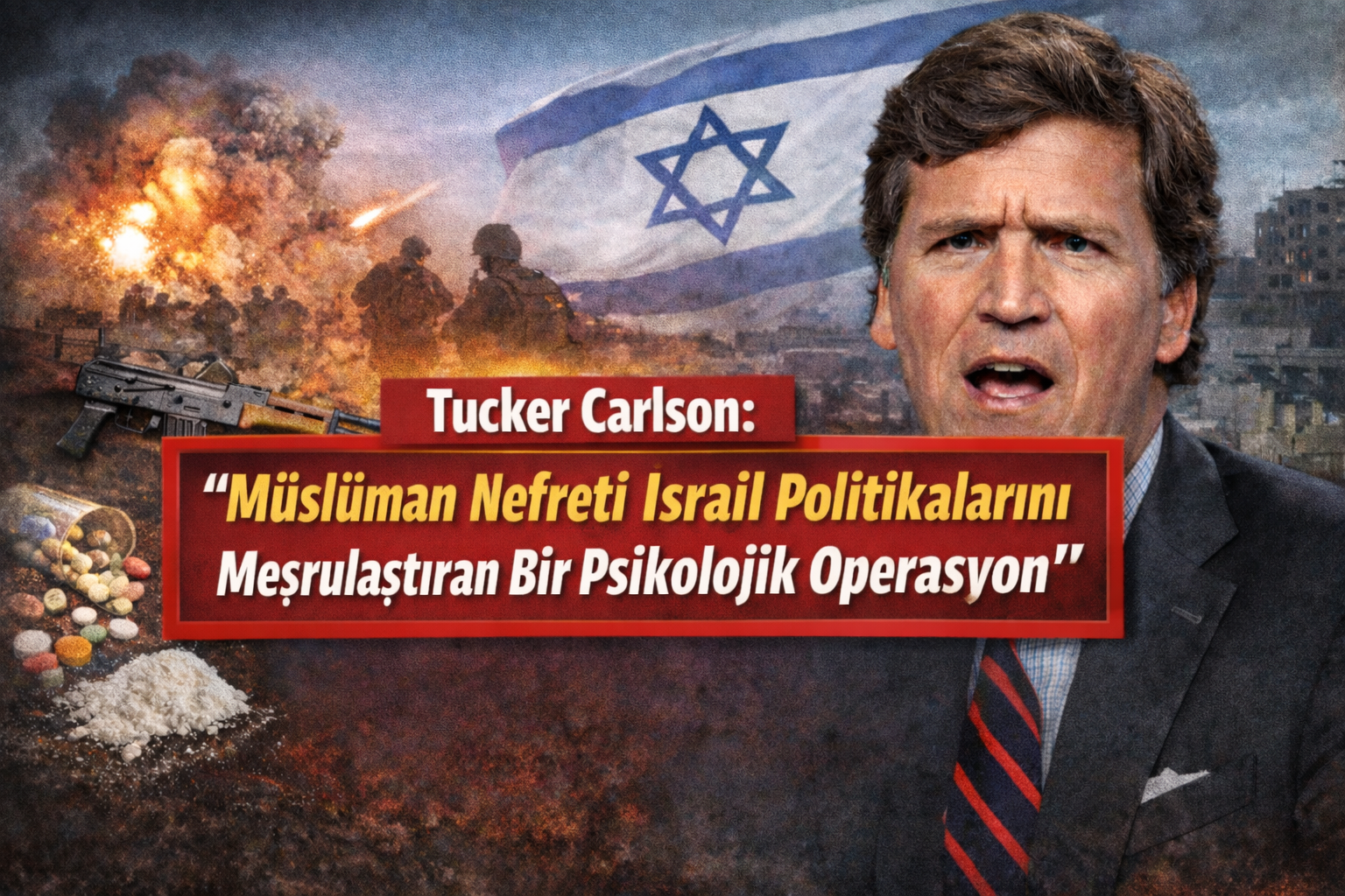 Tucker Carlson: “Müslüman Nefreti İsrail Politikalarını Meşrulaştıran Bir Psikolojik Operasyon”