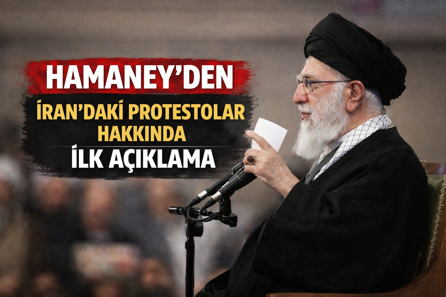 Hamaney’den İran’daki protestolar hakkında ilk açıklama