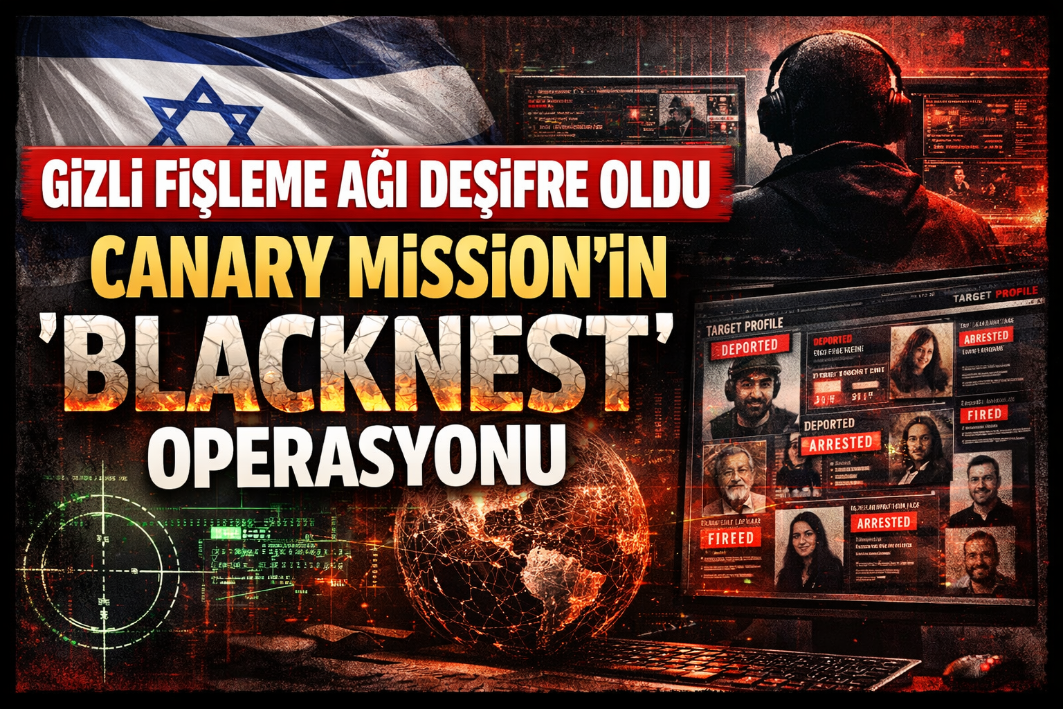 İşgalci İsrail'in Fişleme Ağı Deşifre Oldu