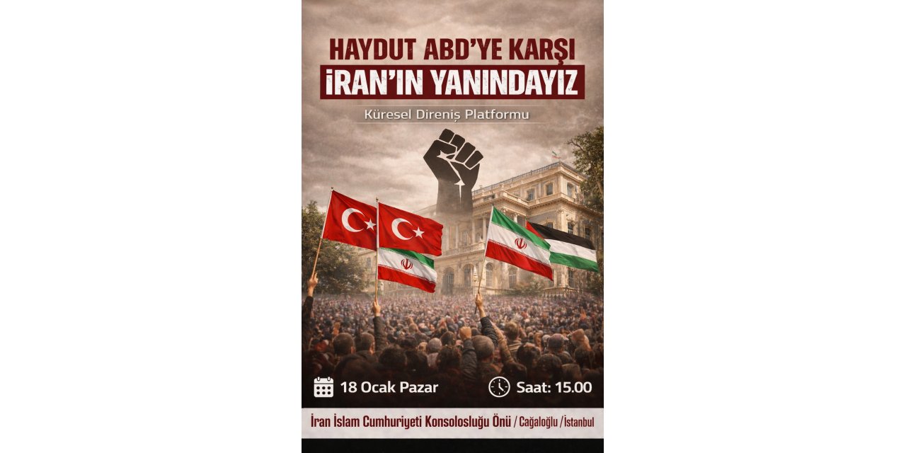 Eyleme Davet!  HAYDUT ABD’YE KARŞI  İRAN’IN YANINDAYIZ