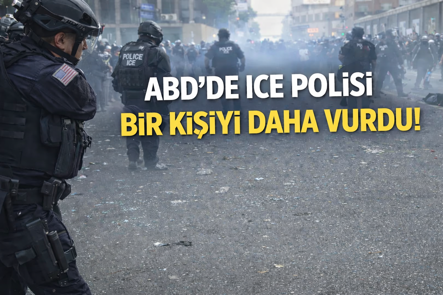 ABD'de ICE polisi bir kişiyi daha vurdu