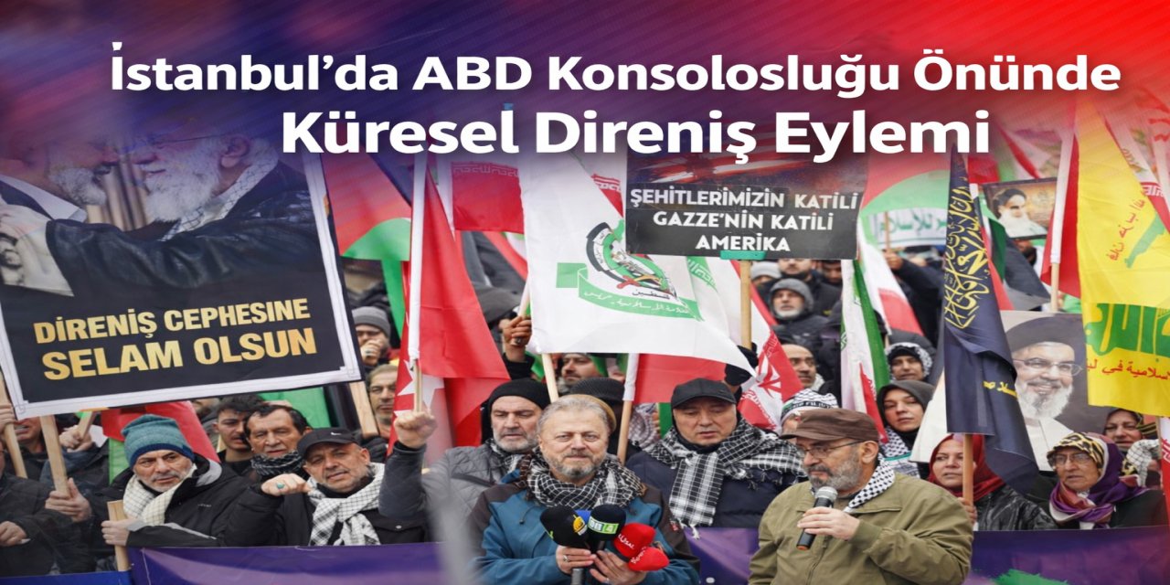 İstanbul'da ABD Konsolosluğu önünde Küresel Direniş eylemi