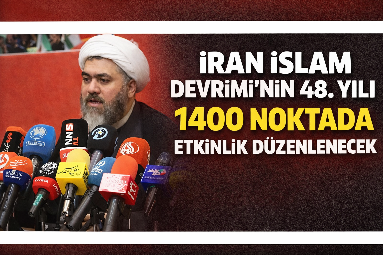 İran İslam Devrimi’nin 48. yılı: 1400 noktada etkinlik düzenlenecek