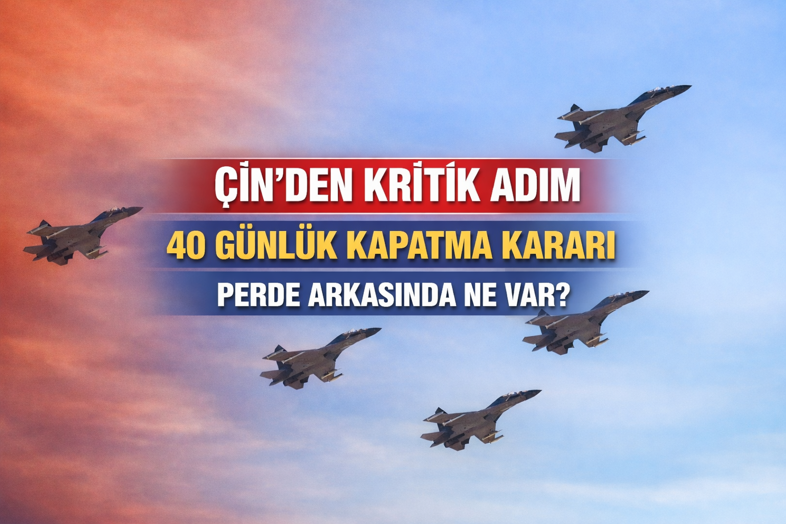 Çin'den gizemli hamle: 40 günlüğüne kapattı