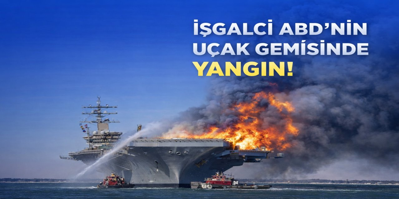 ABD'nin uçak gemisinde yangın