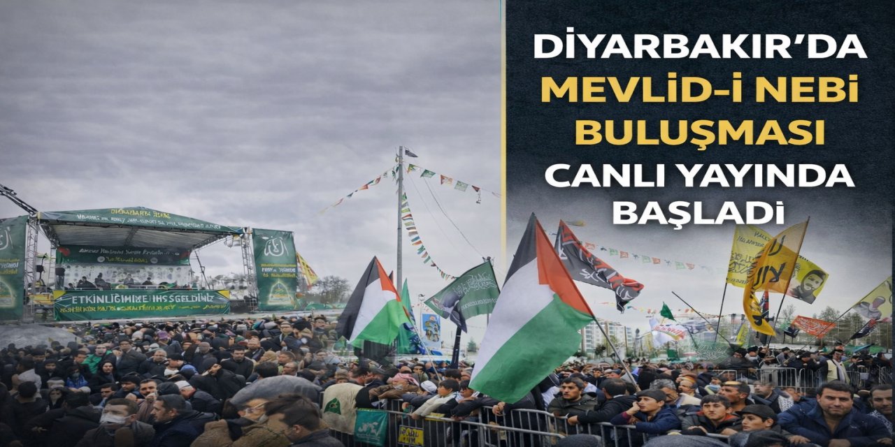 Diyarbakır Mevlid-i Nebi buluşması başladı (CANLI)