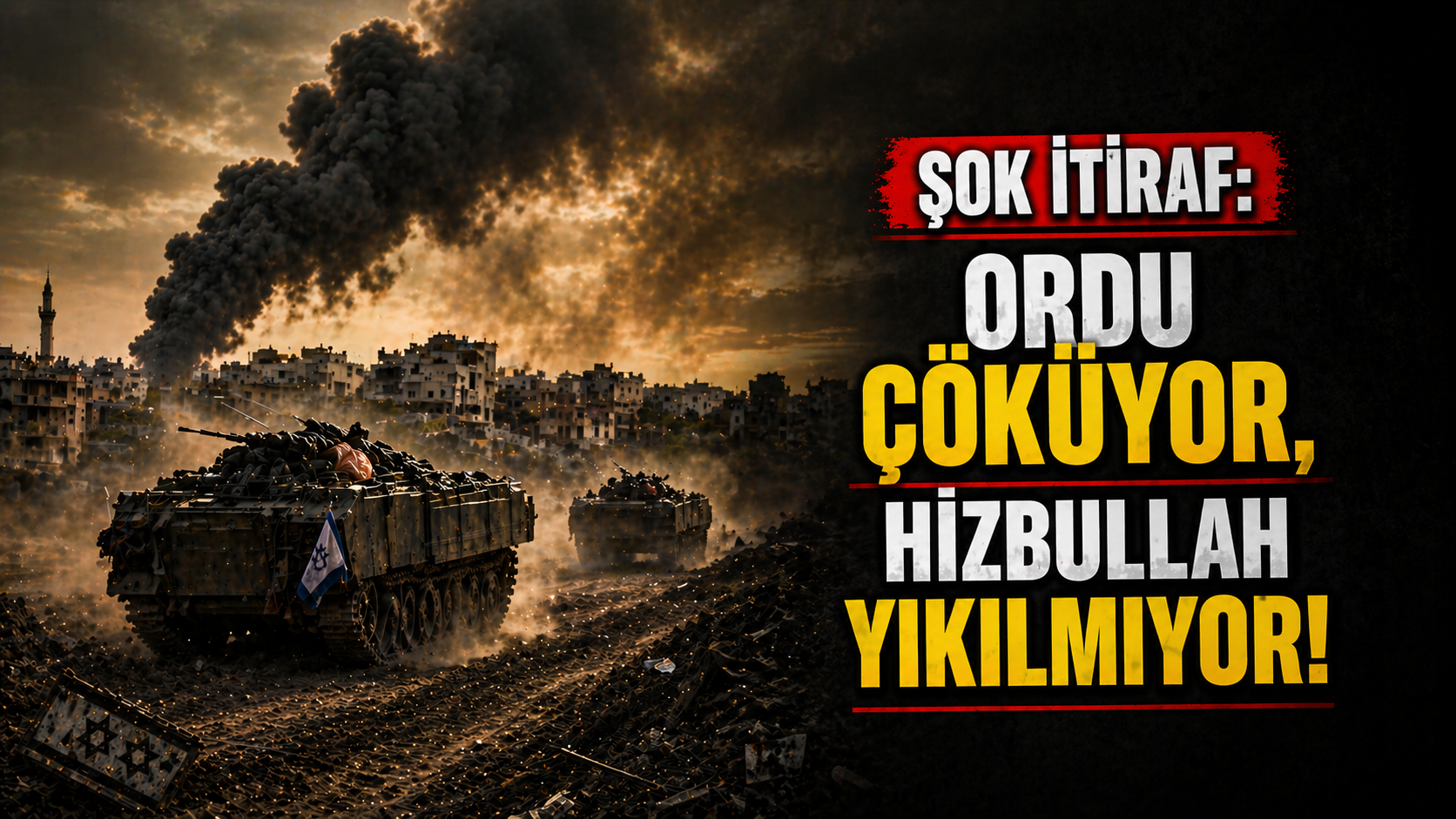 İşgalci İsrail Medyasından Şok itiraf Geldi.