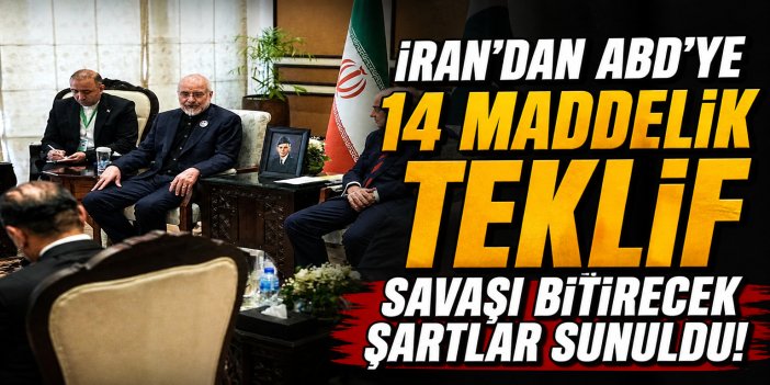 İRAN’DAN ABD’YE 14 MADDELİK YOL HARİTASI: SAVAŞI BİTİRECEK ŞARTLAR SUNULDU!