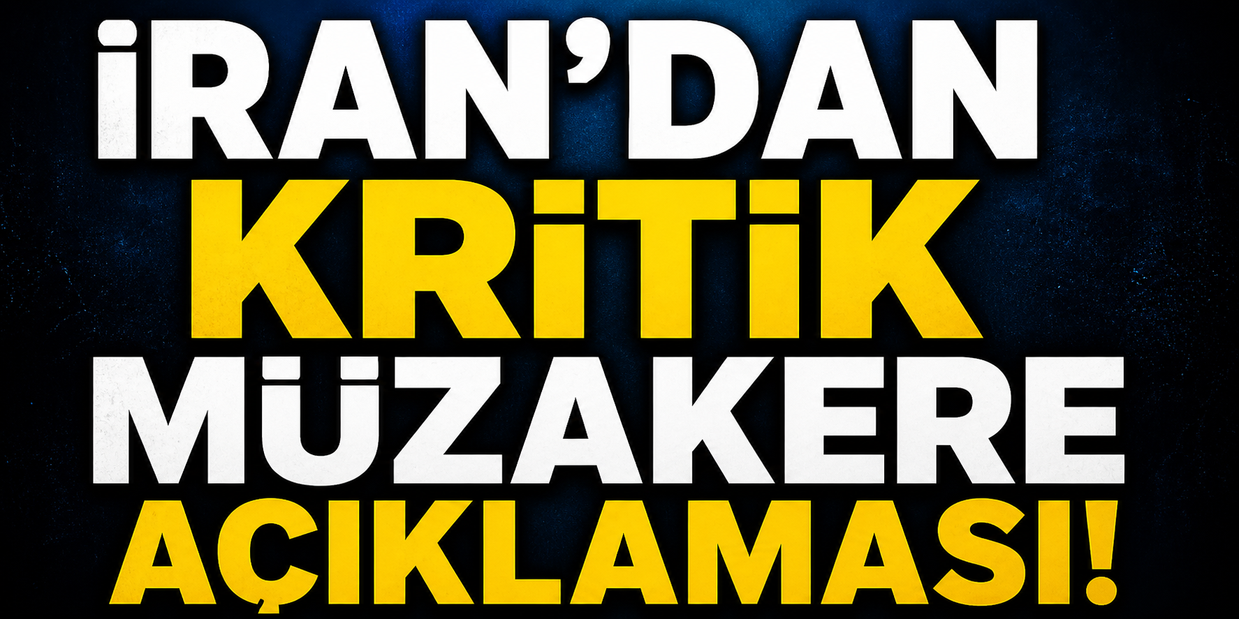 İRAN’DAN KRİTİK MÜZAKERE AÇIKLAMASI!  “İZİN OLMADAN GÖRÜŞME YOK”