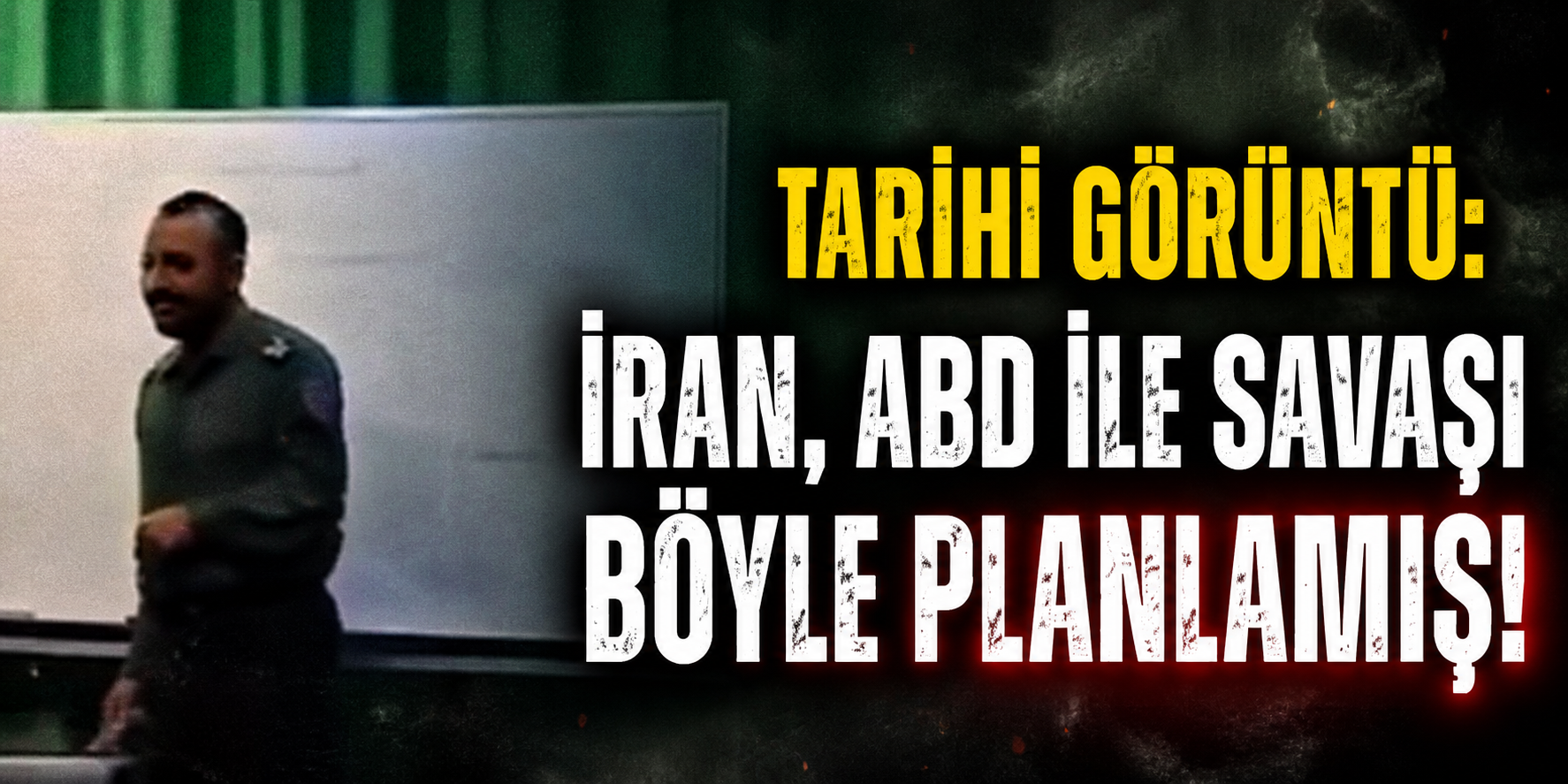 TARİHİ GÖRÜNTÜ: İRAN, ABD İLE SAVAŞI BÖYLE PLANLAMIŞ