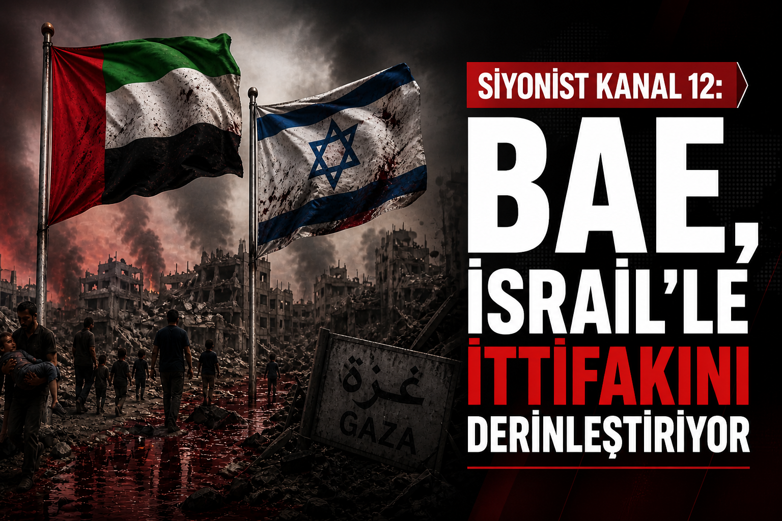 SİYONİST KANAL 12: BAE, İŞGALCİ İSRAİL’LE İTTİFAKINI DERİNLEŞTİRİYOR
