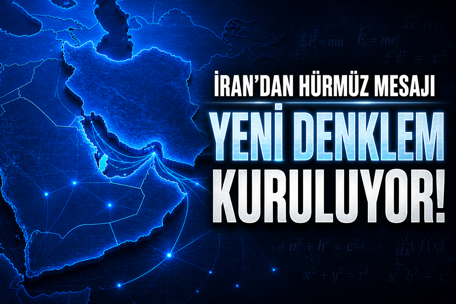 İRAN’DAN HÜRMÜZ MESAJI: “YENİ DENKLEM KURULUYOR!”