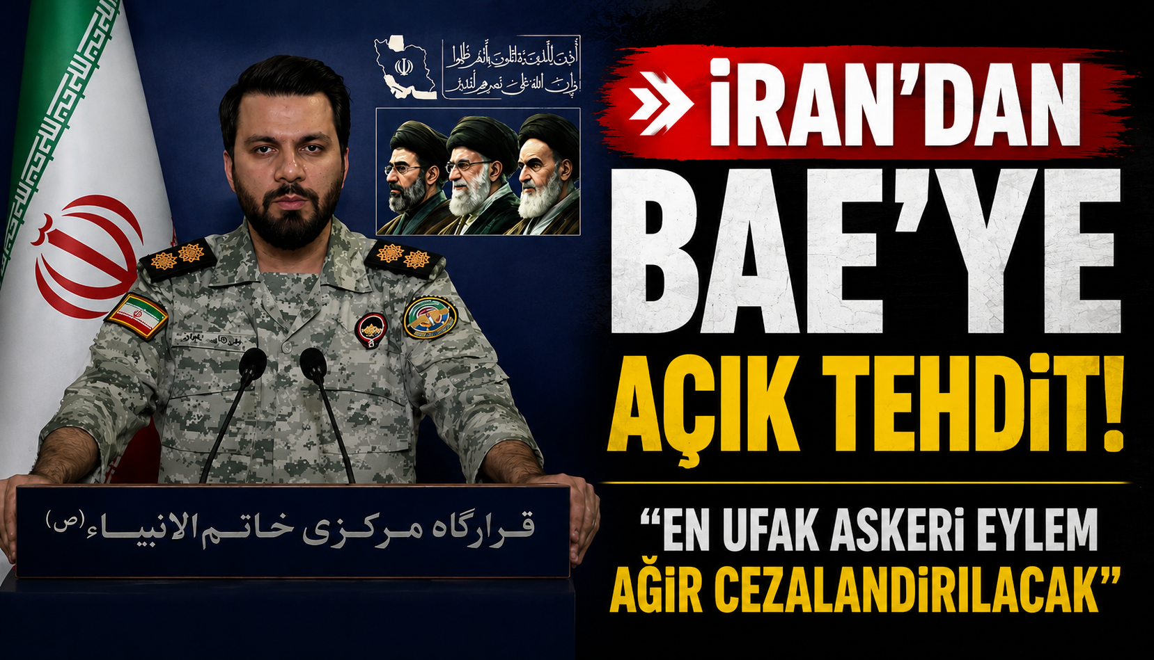 İran: BAE'nin en ufak askeri eylemi ağır cezalandırılacak