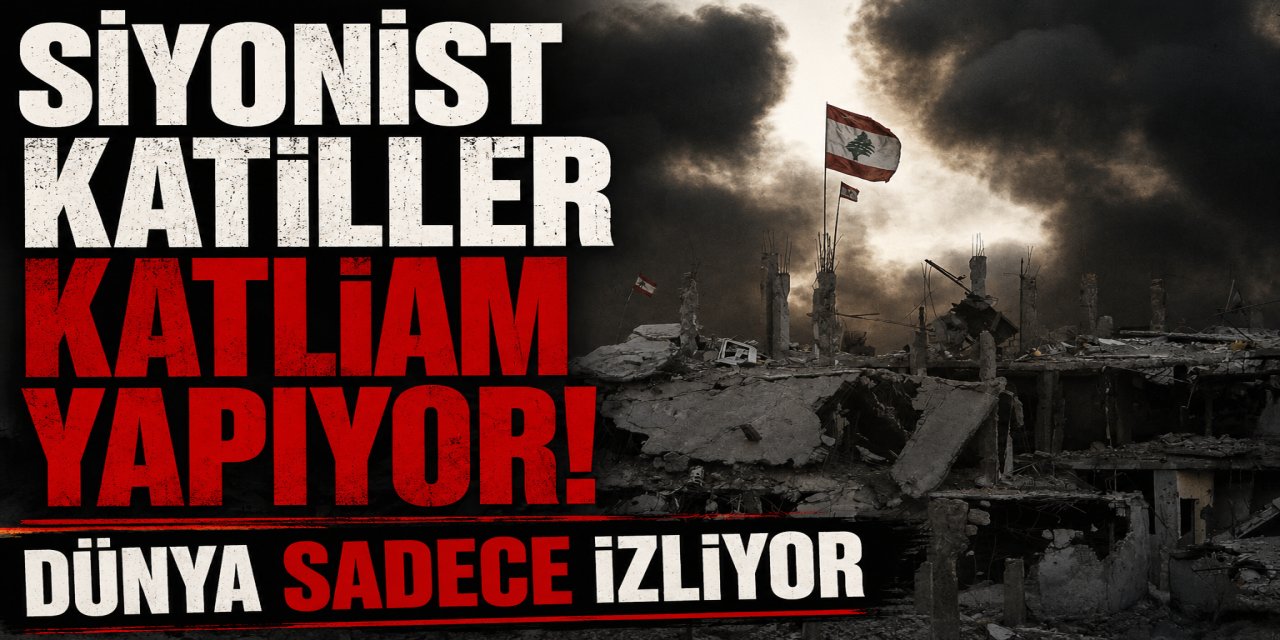 İŞGALCİ iSRAİL LÜBNAN'A SALDIRDI