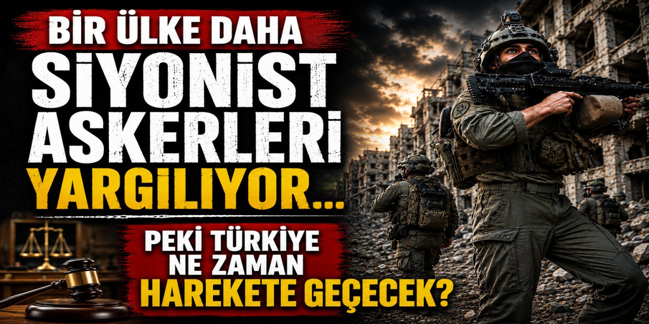 Siyonist askerler yargılanıyor.. Bir ülke daha harekete geçti
