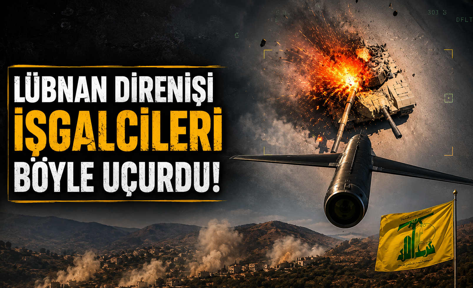 HİZBULLAH’TAN İŞGALCİLERE NOKTA OPERASYON!