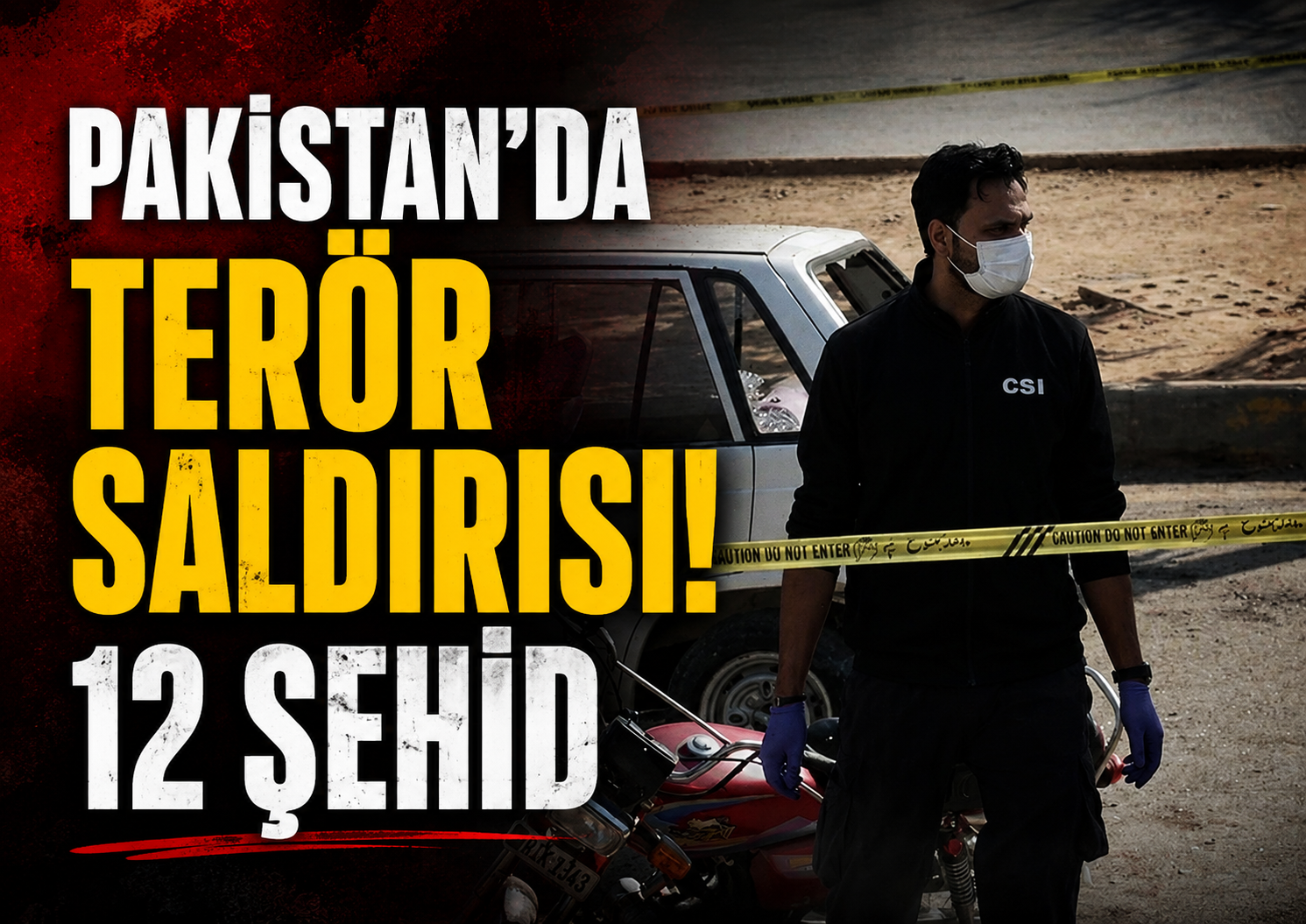 Pakistan'da dehşet intihar saldırısı: 12 Şehid