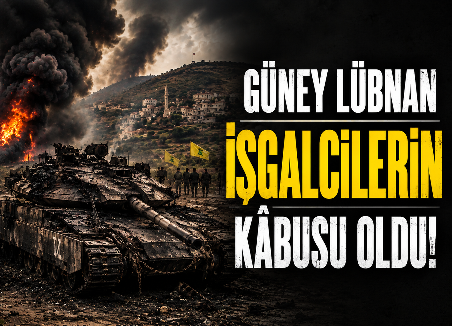 İŞGALCİLERİN GÜNEY LÜBNAN HEZİMETİ!