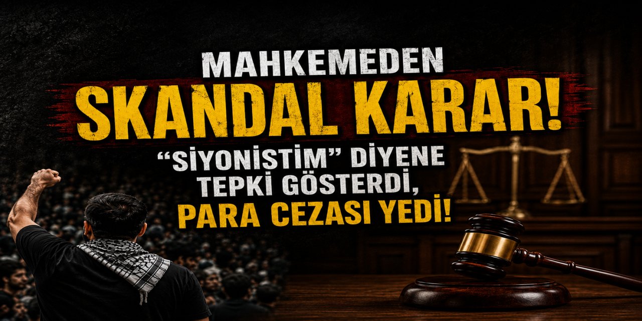 Siyonistim diyene tepki gösterdi, para cezası yedi