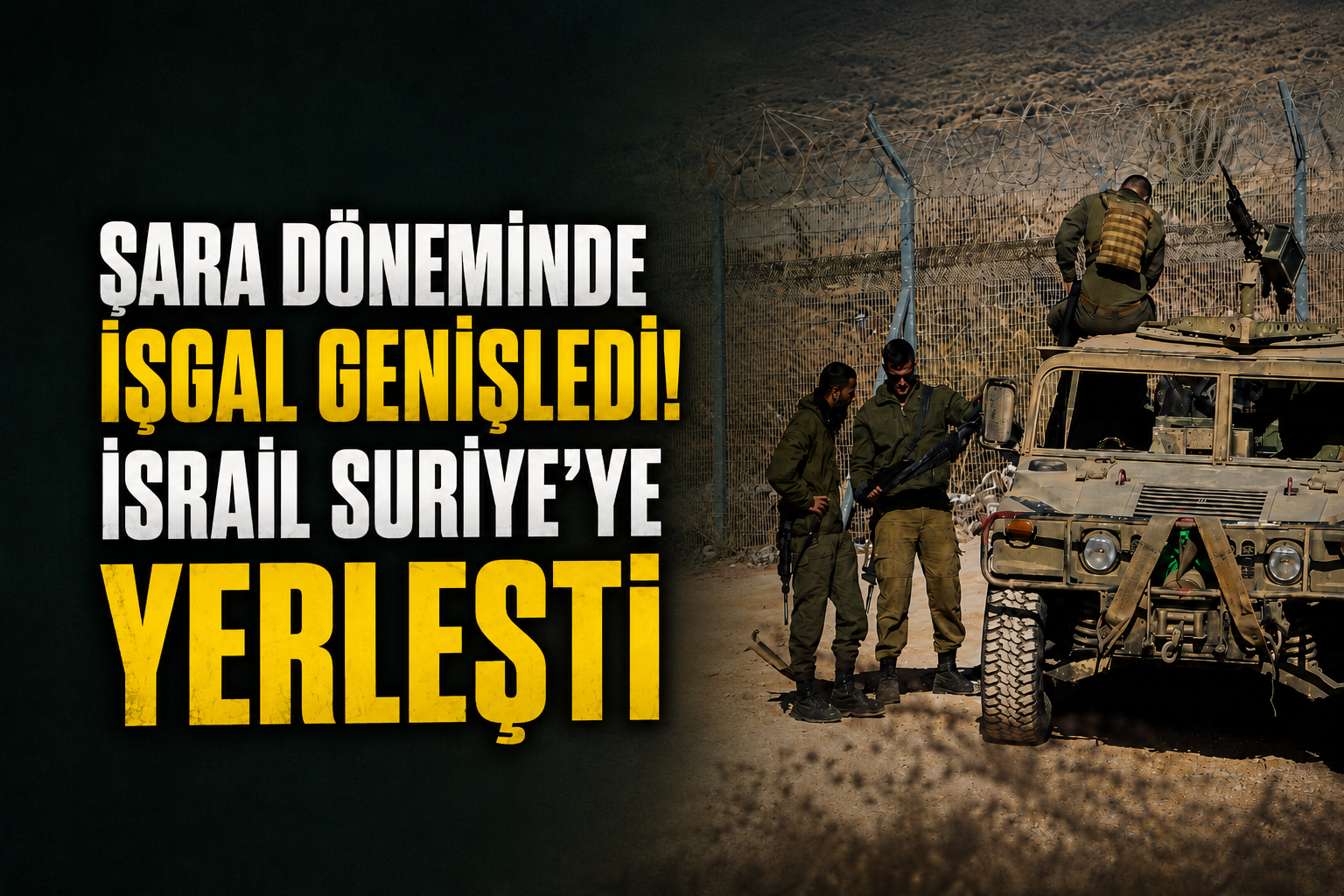 İsrail, güney Suriye'deki üs sayısını ona çıkardı