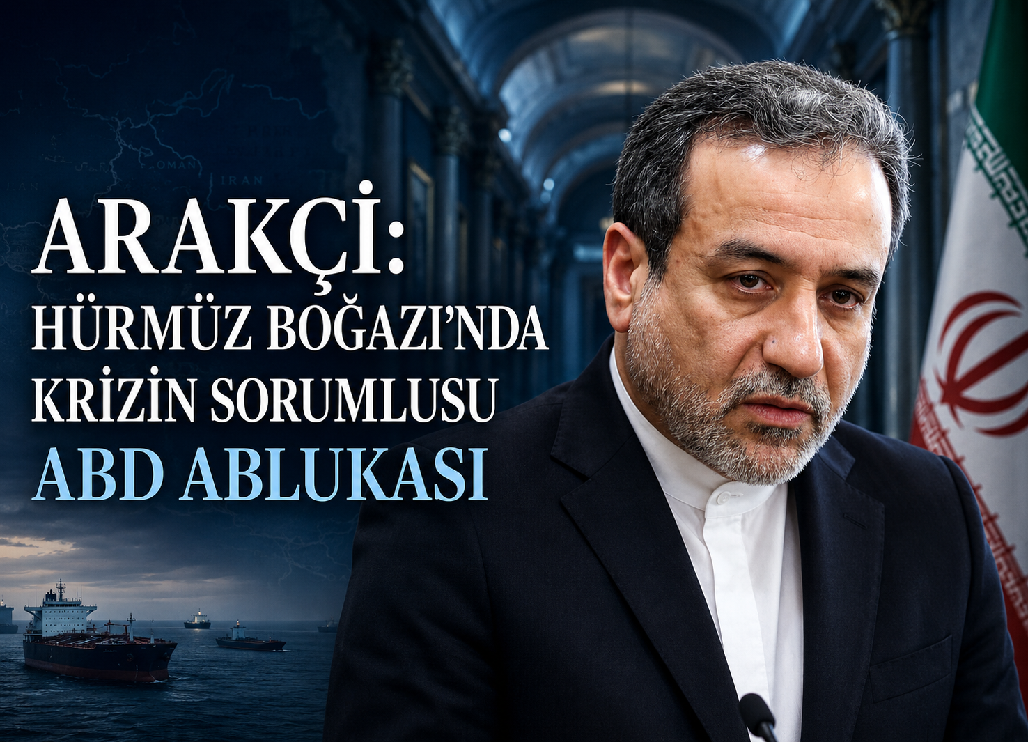 Arakçi: Hürmüz Boğazı’nda Krizin Sorumlusu ABD Ablukası