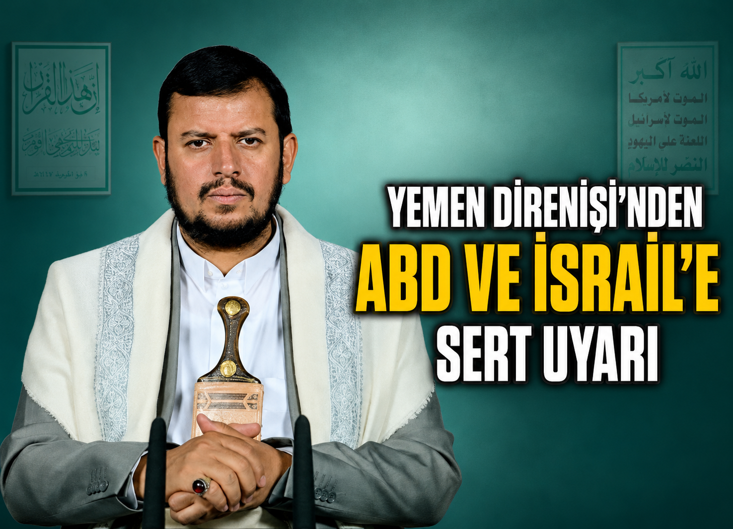Ensarullah Lideri Husi’den ABD ve İsrail’e Sert Uyarı