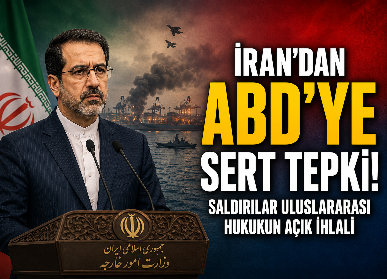 İran’dan ABD’ye Sert Tepki: Saldırılar Uluslararası Hukukun Açık İhlali