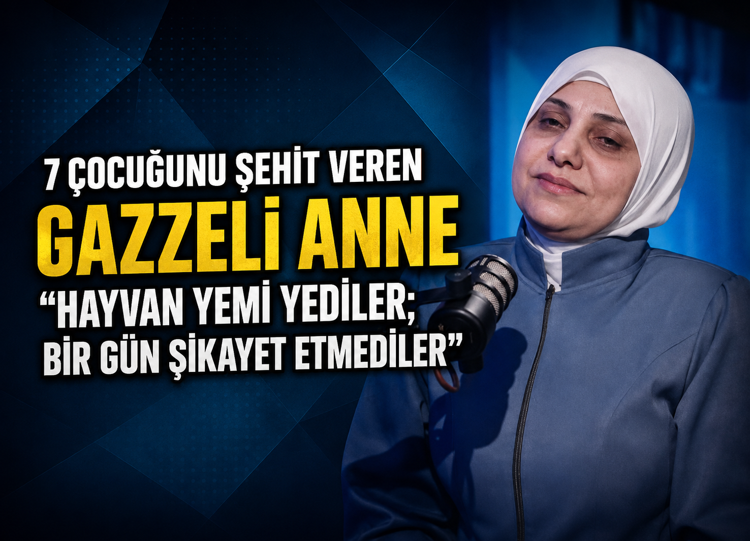 7 çocuğunu şehit veren Gazzeli anne: "Hayvan yemi yediler; bir gün şikayet etmediler"