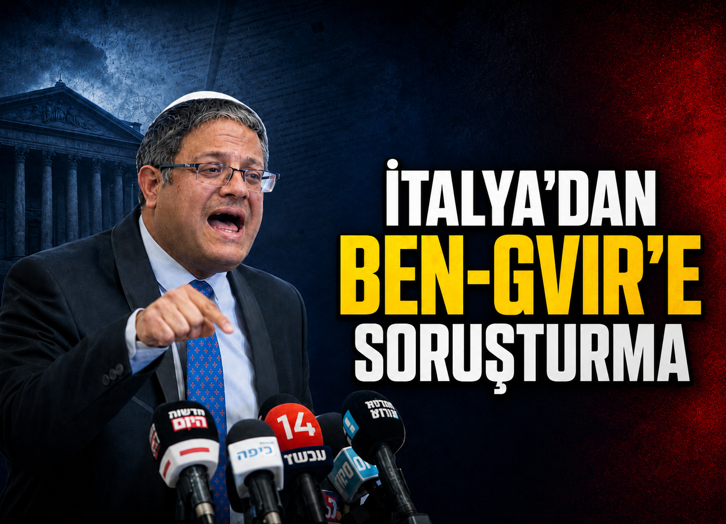 İTALYA’DAN BEN-GVIR’E SORUŞTURMA